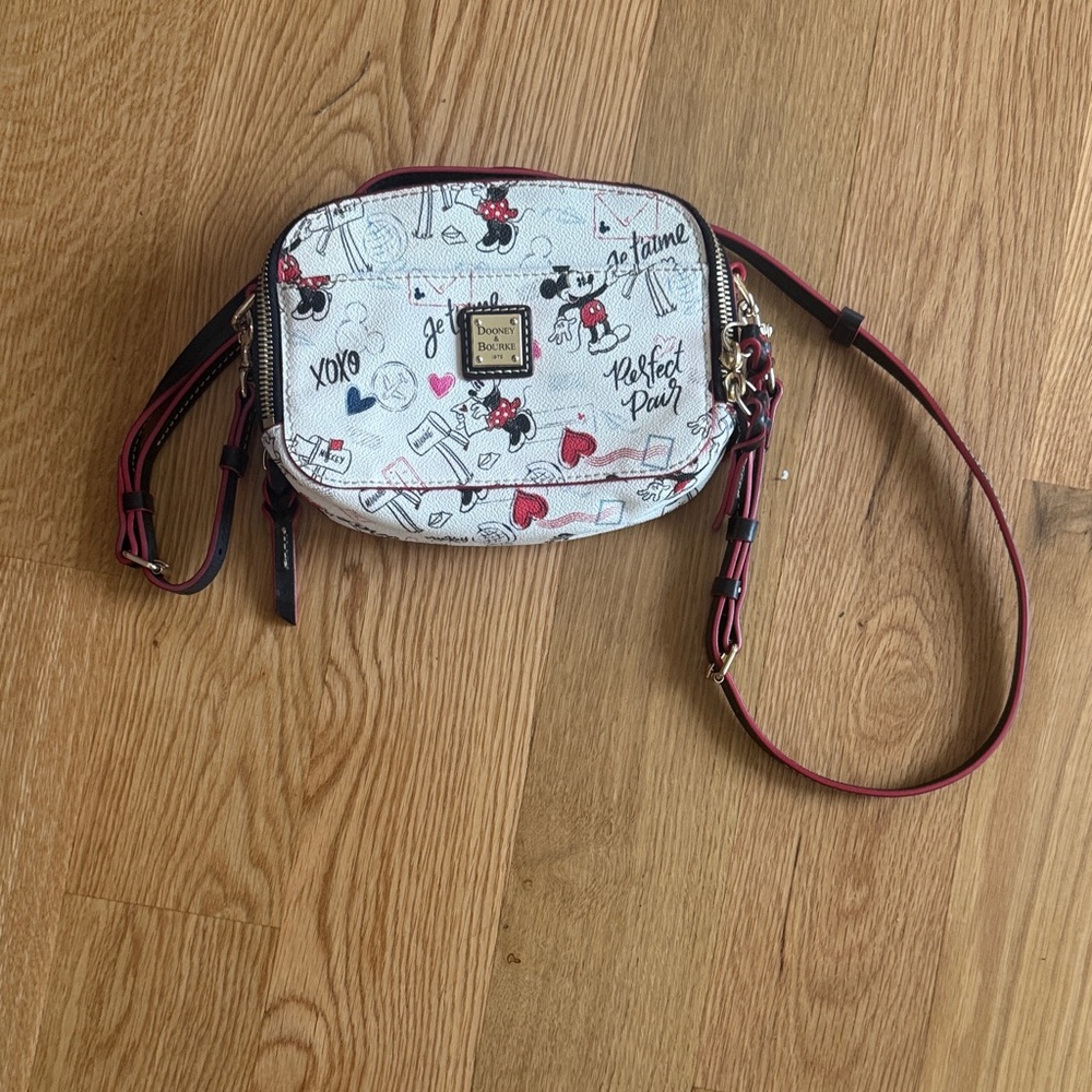 Disney x Dooney & Bourke “Perfect Pair / Love Letters” Minnie & Mickey Crossbody